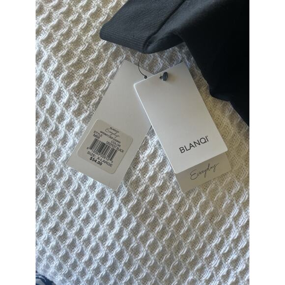 Blanqi Everyday Maternity Crop Leggings Deepest Black Size XL NWT - Picture 4 of 6